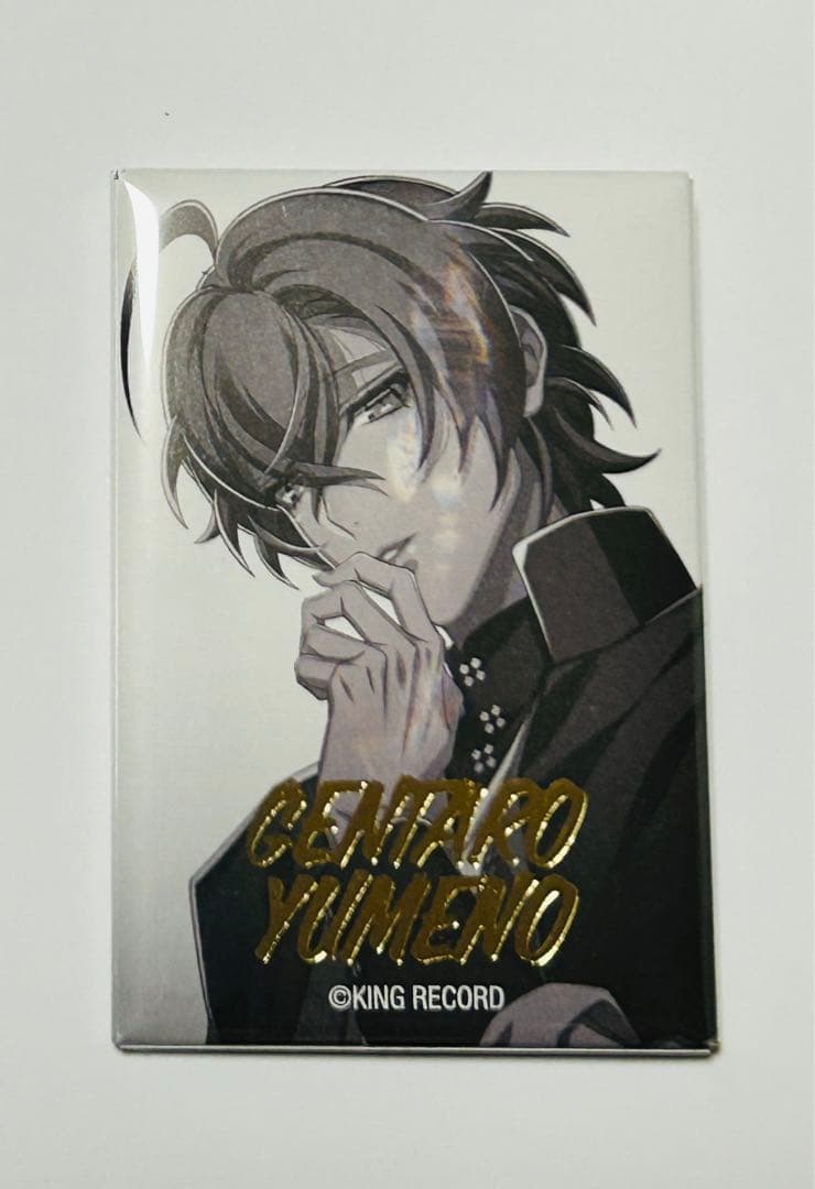 ヒプノシスマイク ヒプマイ メタリック スクエア 缶バッジ 幻太郎