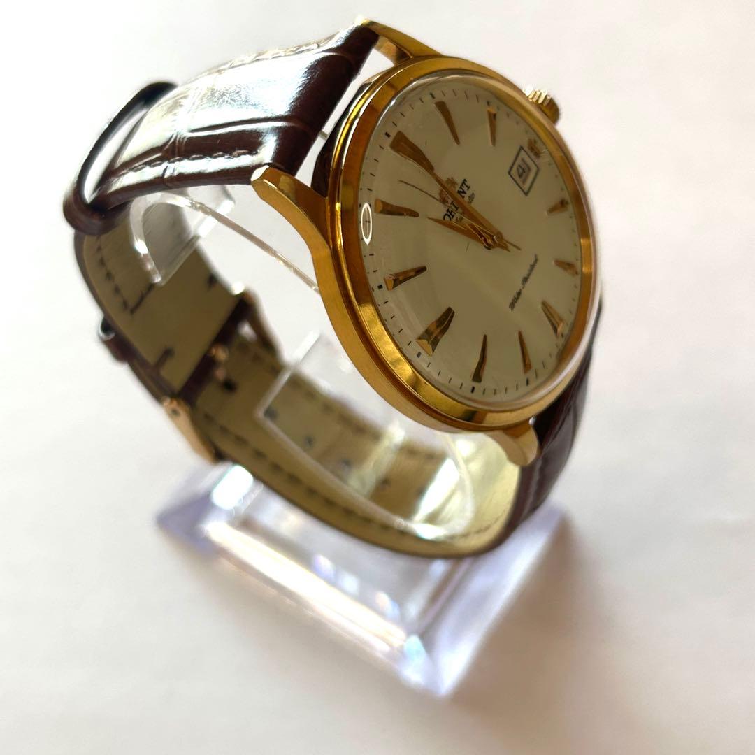 ORIENT オリエント バンビーノ 自動巻き レザーベルト 日本製 メンズ