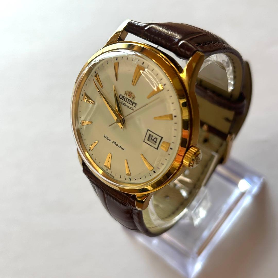 ORIENT オリエント バンビーノ 自動巻き レザーベルト 日本製 メンズ