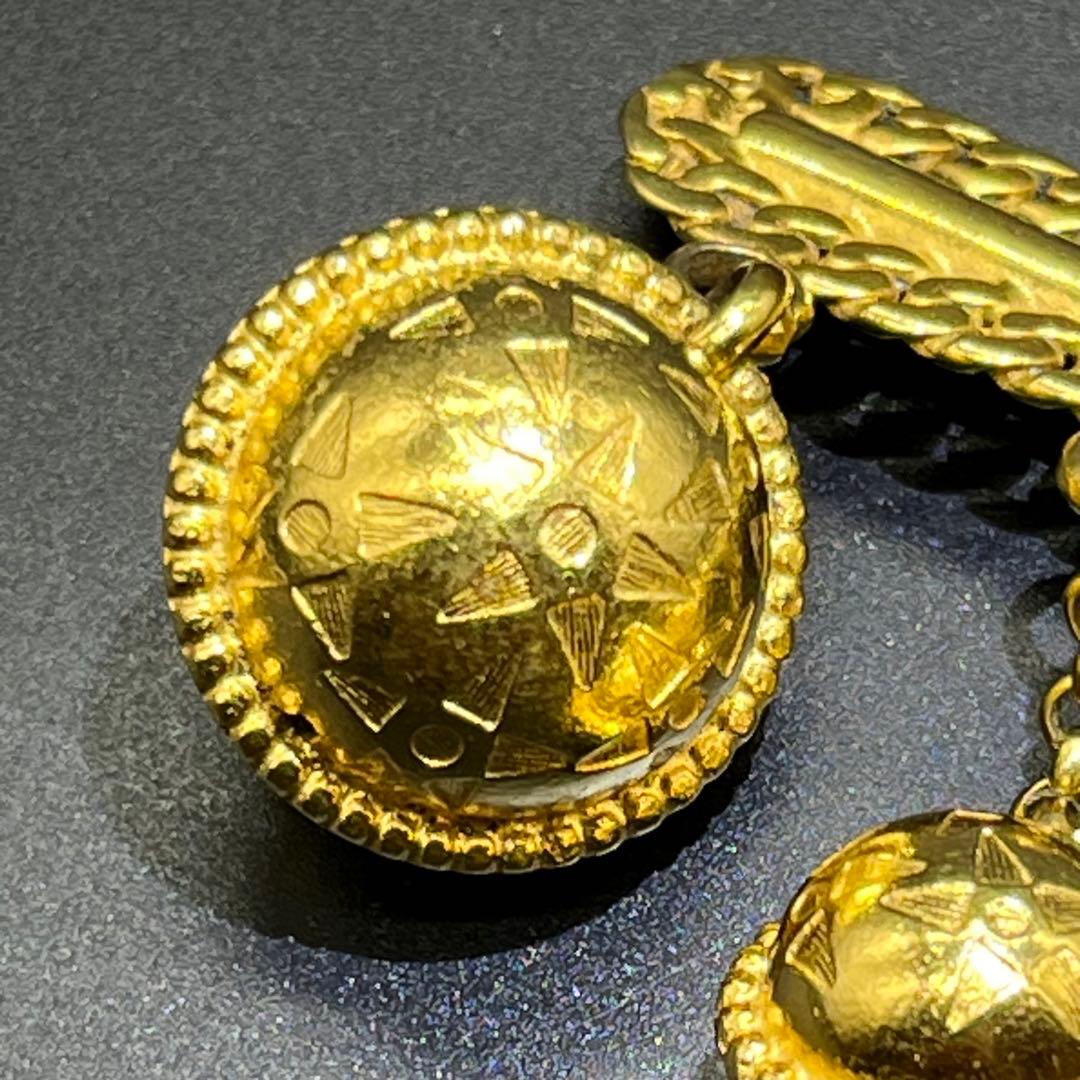 美品】セリーヌ ブローチ スターボール 凱旋門 ゴールド - メルカリ