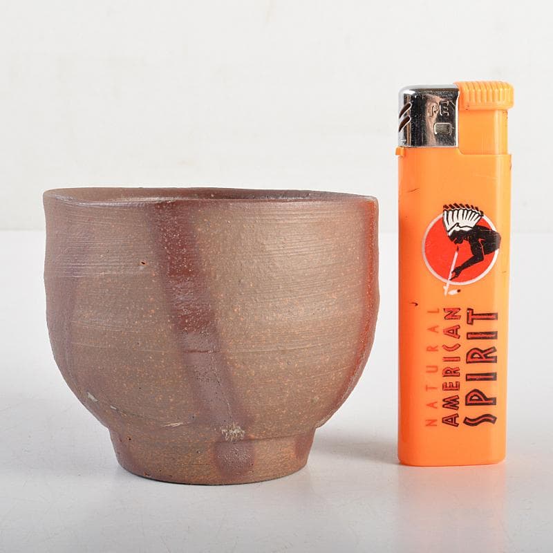 備前焼 人間国宝 藤原雄作 ぐい呑 共布共箱 V R7001 - メルカリ