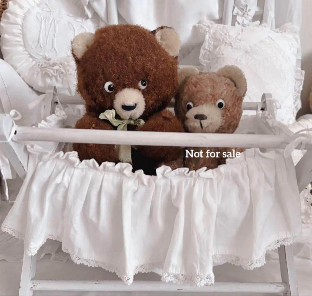 日曜迄DDRベア ポンチ目ブラウンのみヴィンテージベアアンティークベア