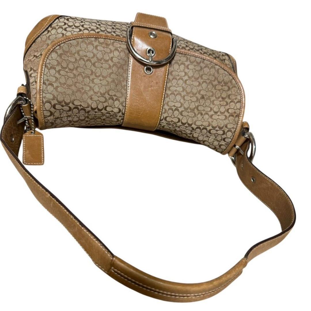 コーチ ショルダーバッグ ワンショルダー キャンバス ブラウン ソーホー