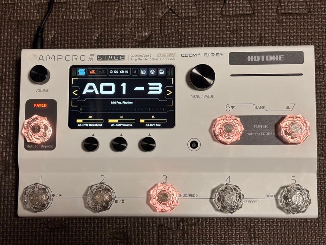 【774さん】HOTONE Ampero II STAGE +a