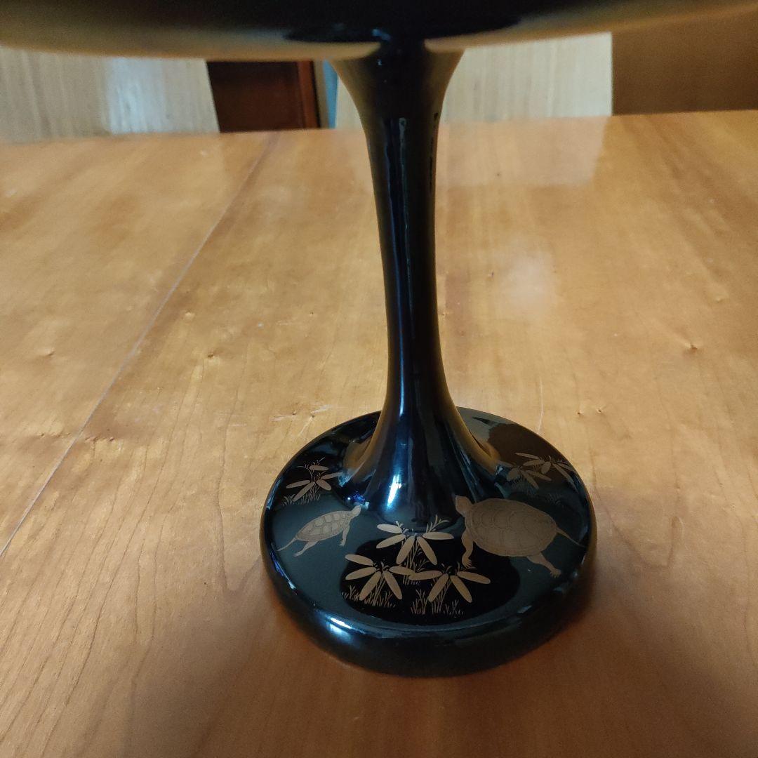 蒔絵高台　高杯