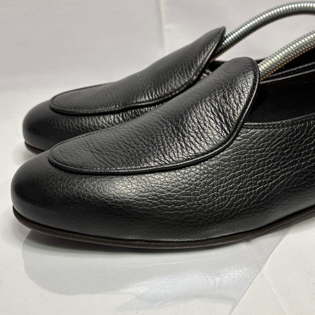 新品未使用☆ジャックソロヴィエール☆革靴☆スリッポン ローファー☆ブラック218