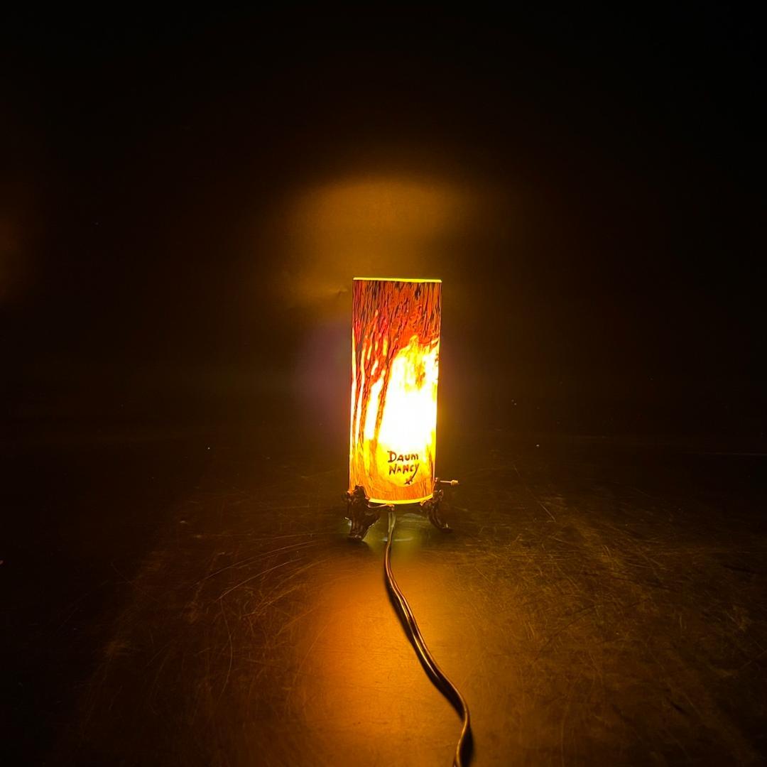 ドームナンシー 卓上照明 アンテルカレール 被せガラス 高さ18cm