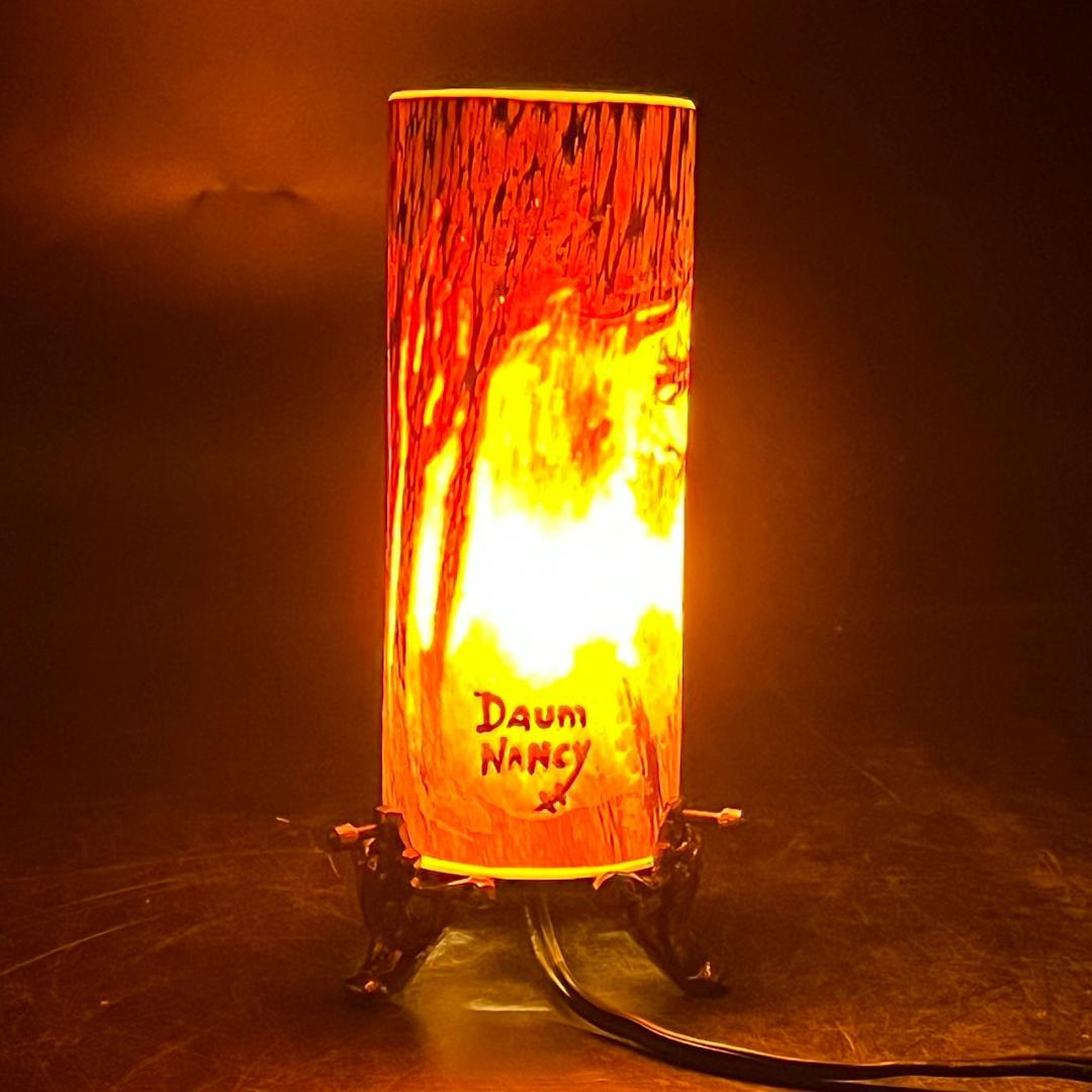 ドームナンシー 卓上照明 アンテルカレール 被せガラス 高さ18cm