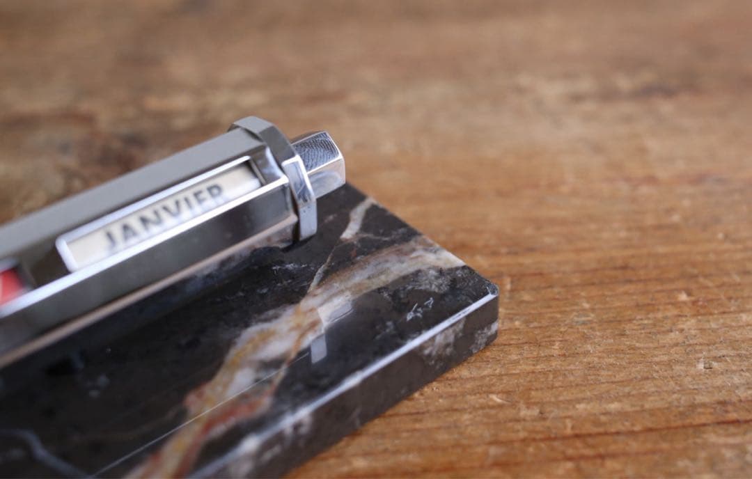 卓上万年カレンダーフランス ヴィンテージ 『GOLD STARRY』大理石