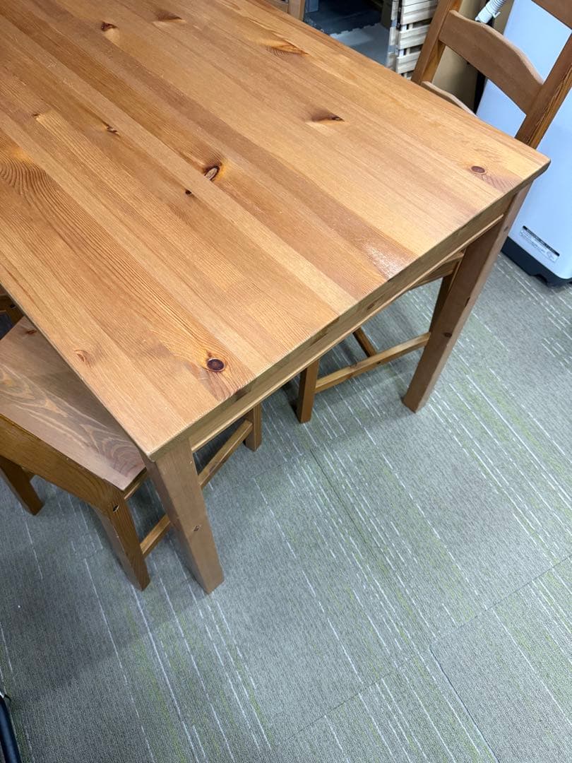 【洗浄消毒作業済】IKEA JOKKMOKK ヨックモック　テーブル＆チェア4脚