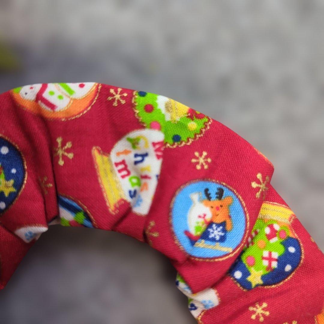 お正月、つまみ細工シングルリボン(紫)わんちゃん猫ちゃん用首輪