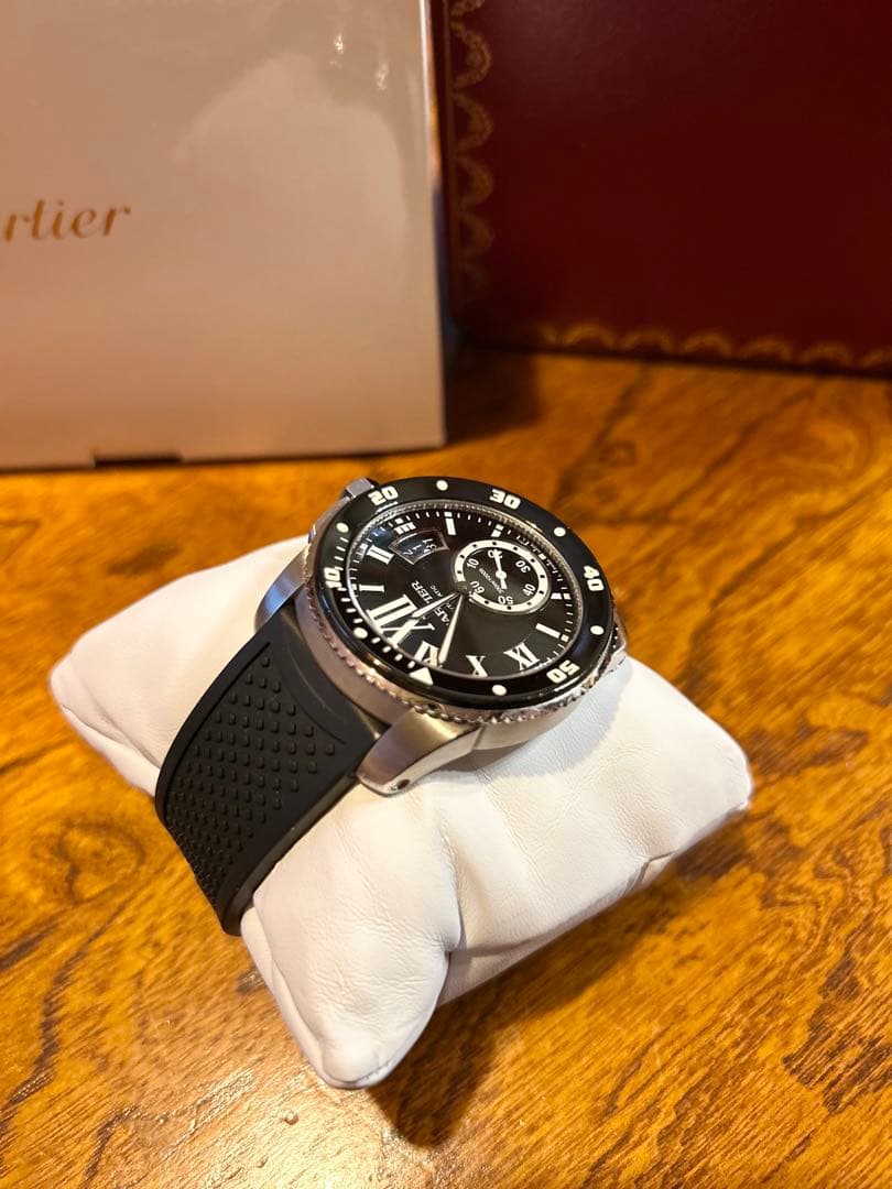 確実正規品 Cartier カリブル ドゥ カルティエダイバーズW7100056