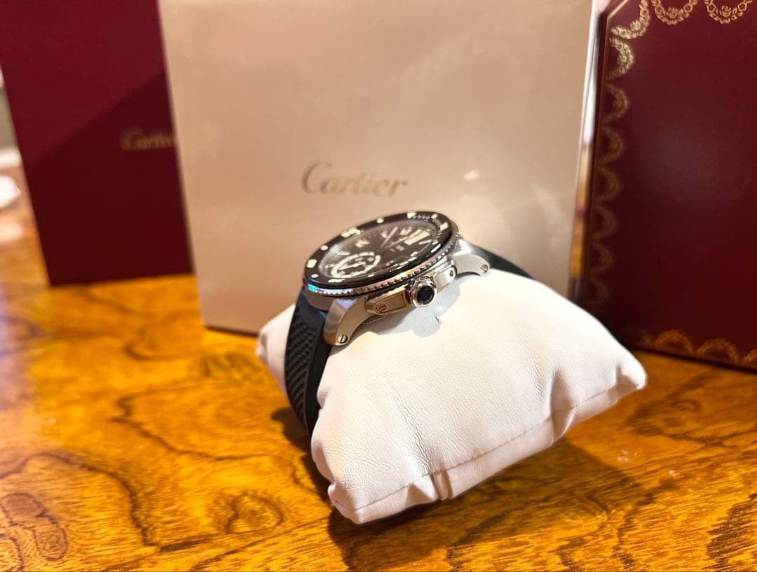確実正規品 Cartier カリブル ドゥ カルティエダイバーズW7100056
