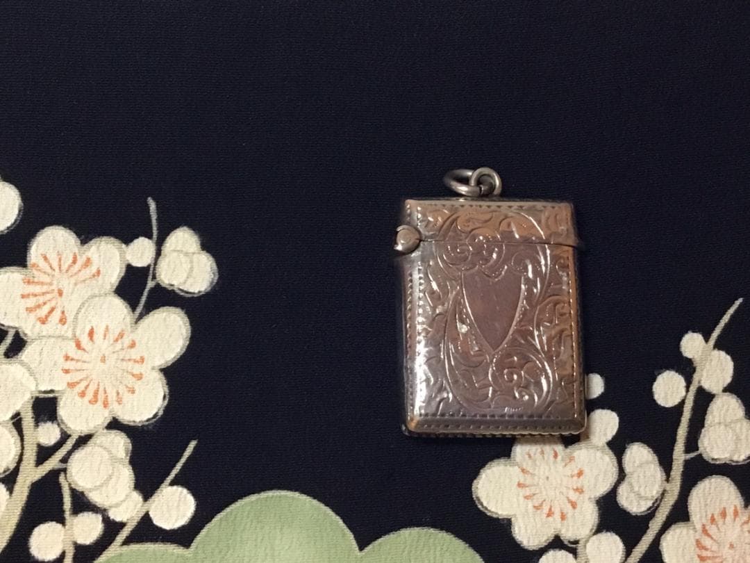 アンティーク シルバー マッチケース バーミンガム 1908年 15.2g