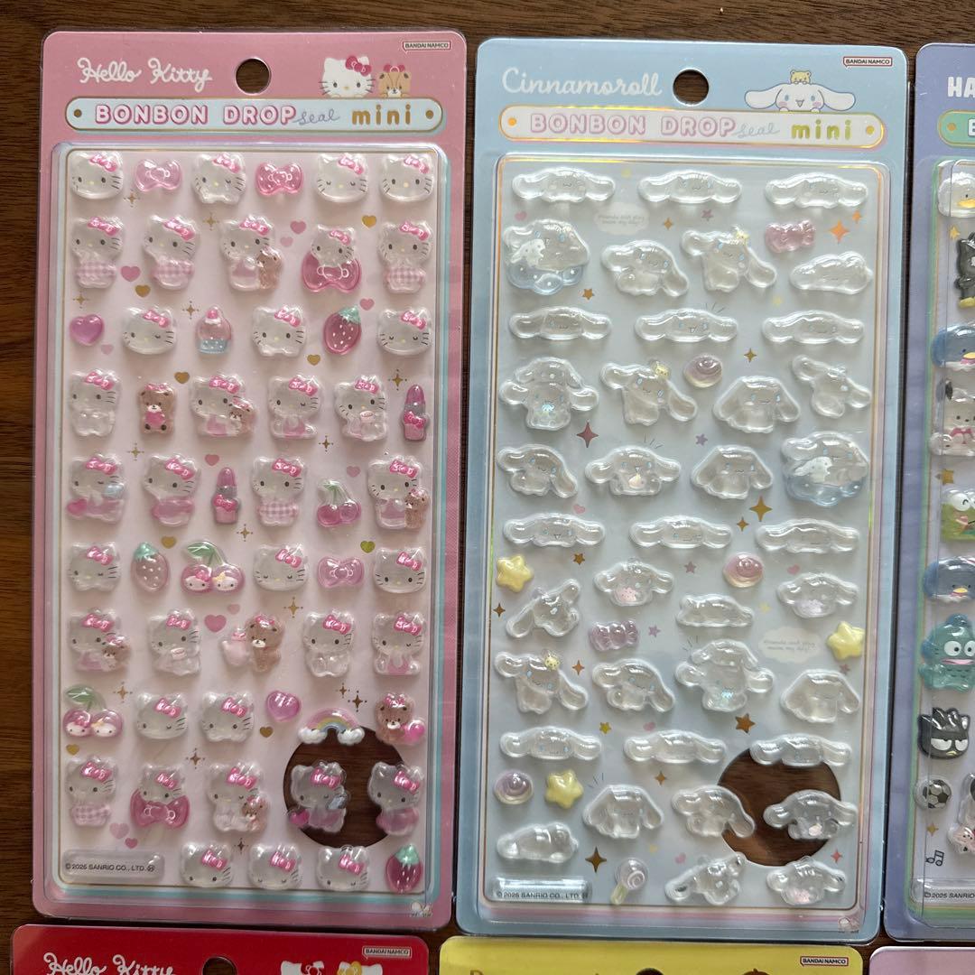 ボンボンドロップシール サンリオミニ 8枚セット