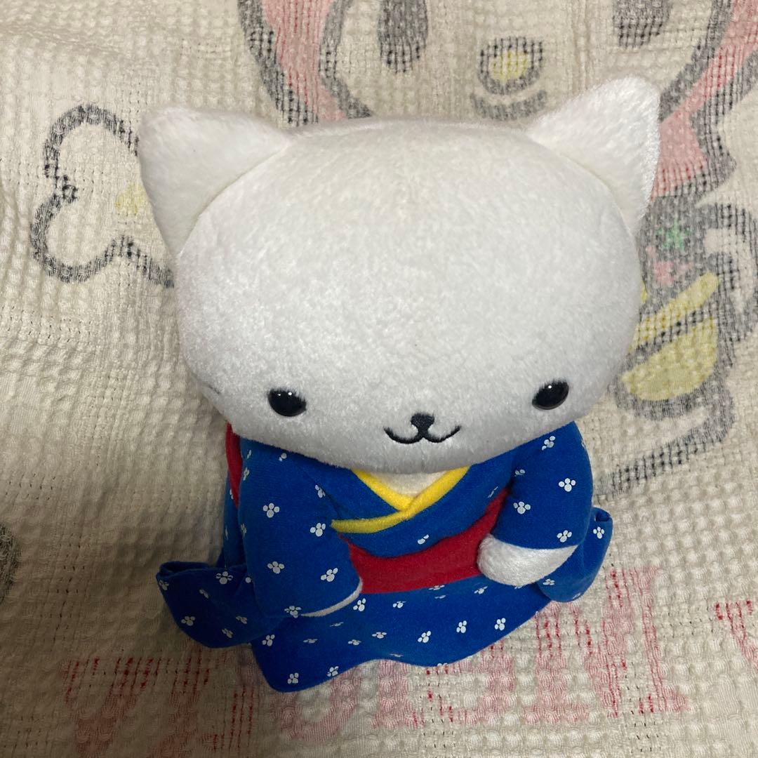 にゃんにゃんにゃんこ　にゃんこ温泉　おかみ　ぬいぐるみ　他3こセット　中古品