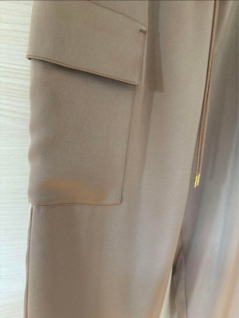 【試着のみ】リランドチュール　サテンカーゴパンツ