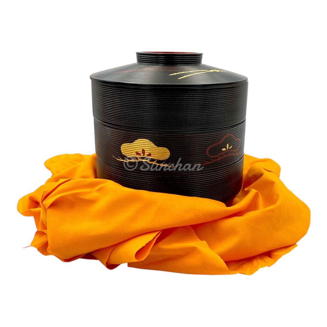 【未使用品】 平安象彦 松寿重 松下電器開業50周年記念品 御重箱 漆器 京漆匠