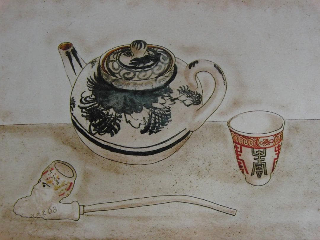 藤田嗣治、【Nature morte a la theiere】