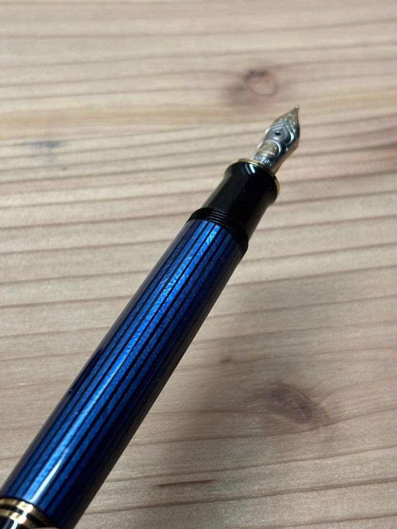 Pelikan Souverän M600 Blue Stripe 万年筆 EF