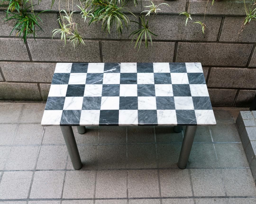 【こう】大理石 ヴィンテージ センターテーブル