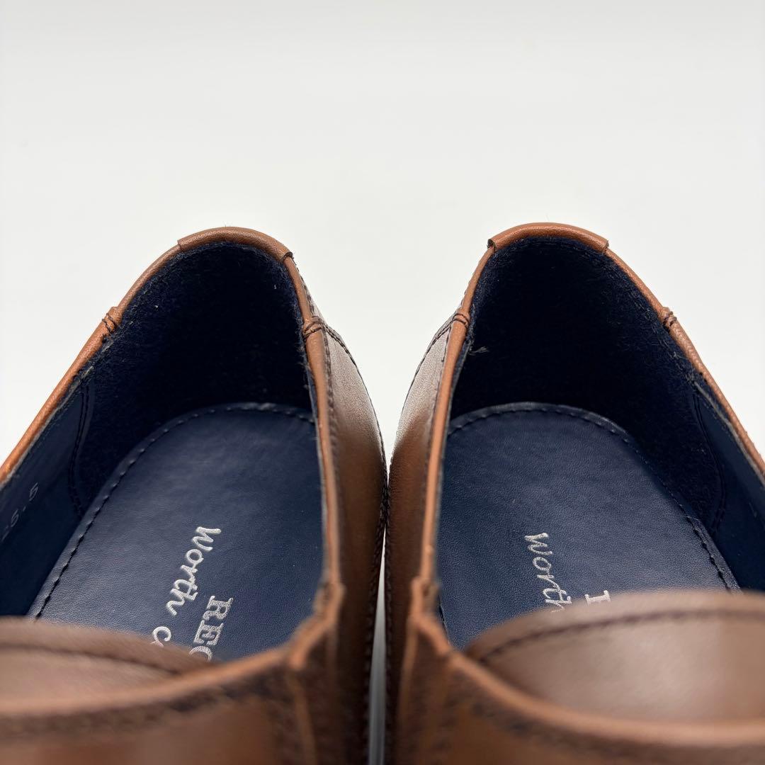 【展示品】REGAL リーガル ダブルモンクストラップ 25.5cm 茶 革靴