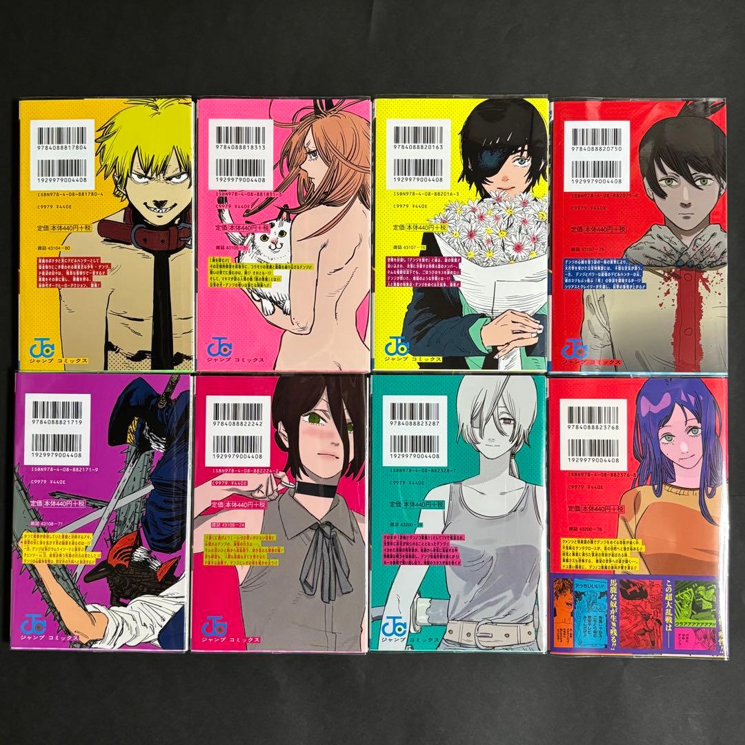 チェンソーマン　1巻〜20巻セット　帯付き　特典　ポストカード付き