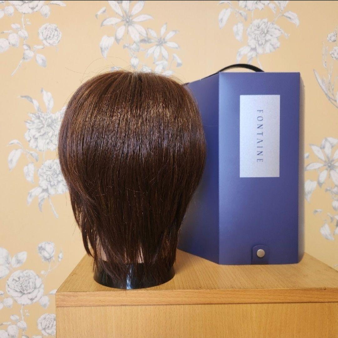 フォンテーヌ　ウィッグ　ショートストレート　かつら　ブラウン