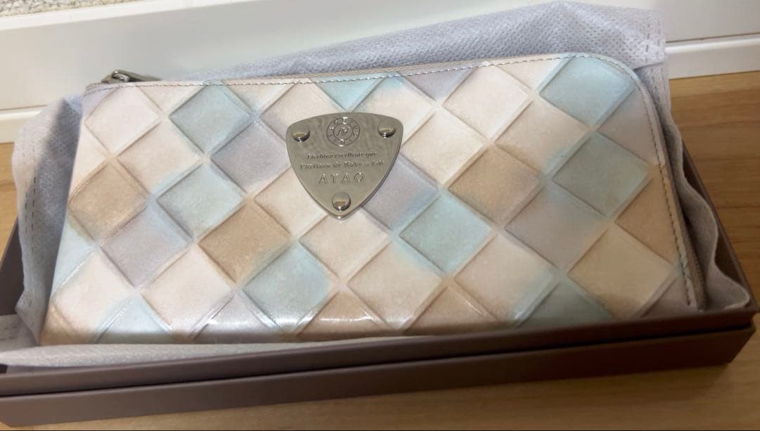 ATAO アタオ リモ ブロックパーティー 限定 シャングリラスノー 長財布