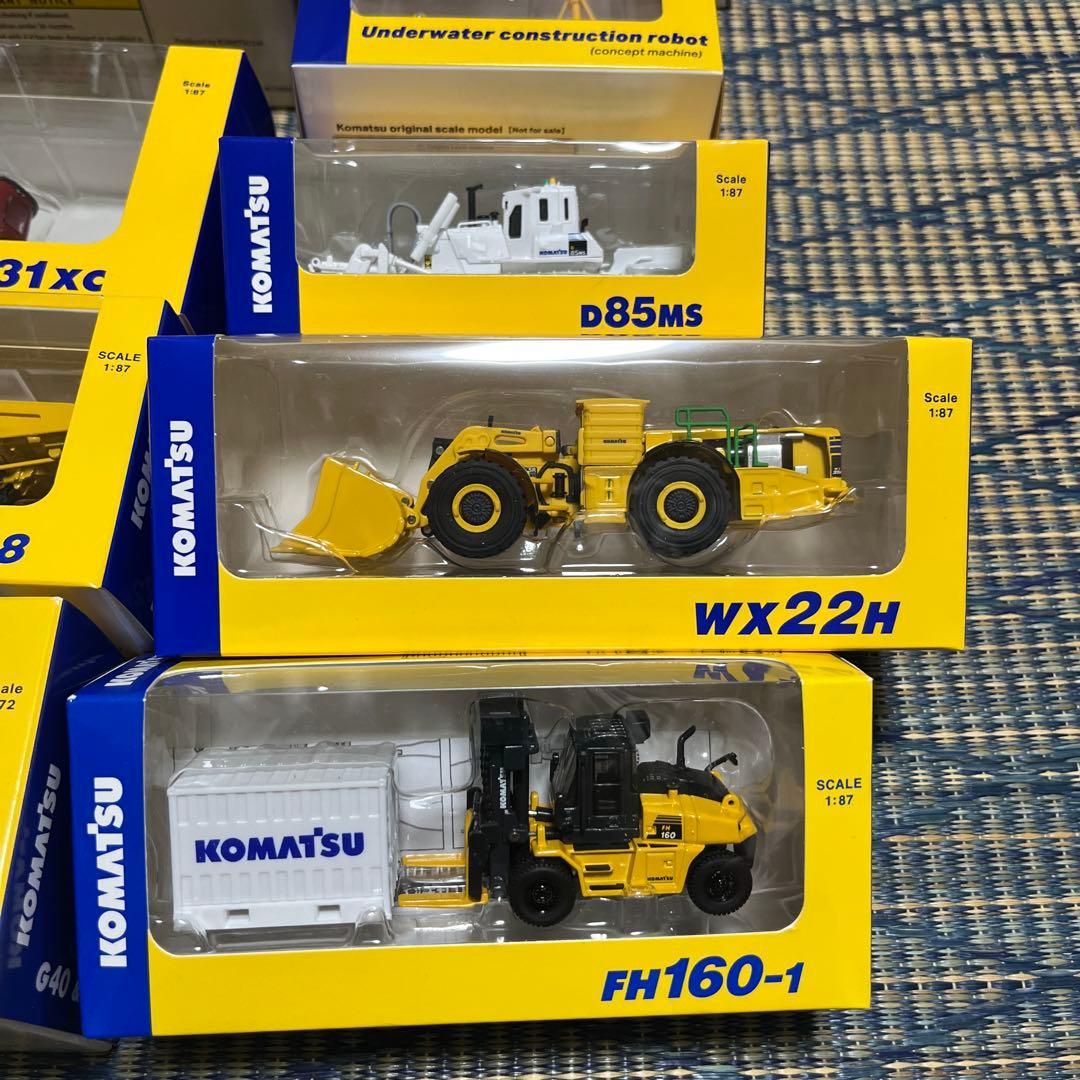 コマツオリジナルミニチュア　建機ミニチュア非売品12個セット