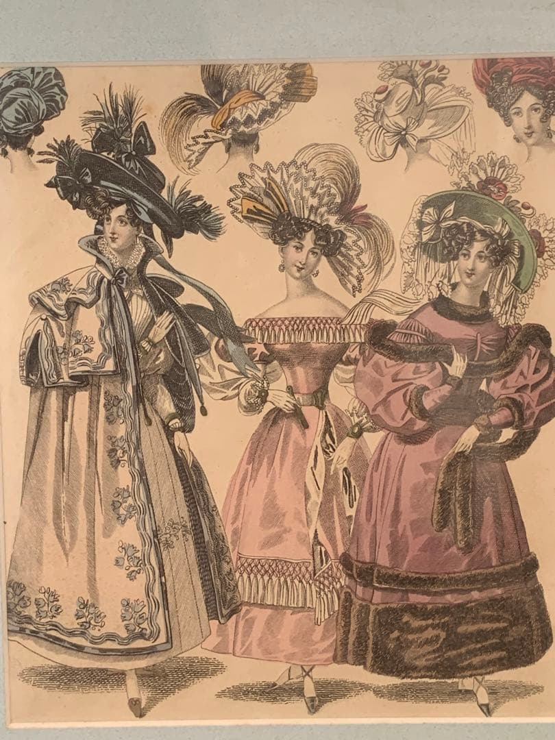 フランス 蚤の市 バンブー 額 ブロカント