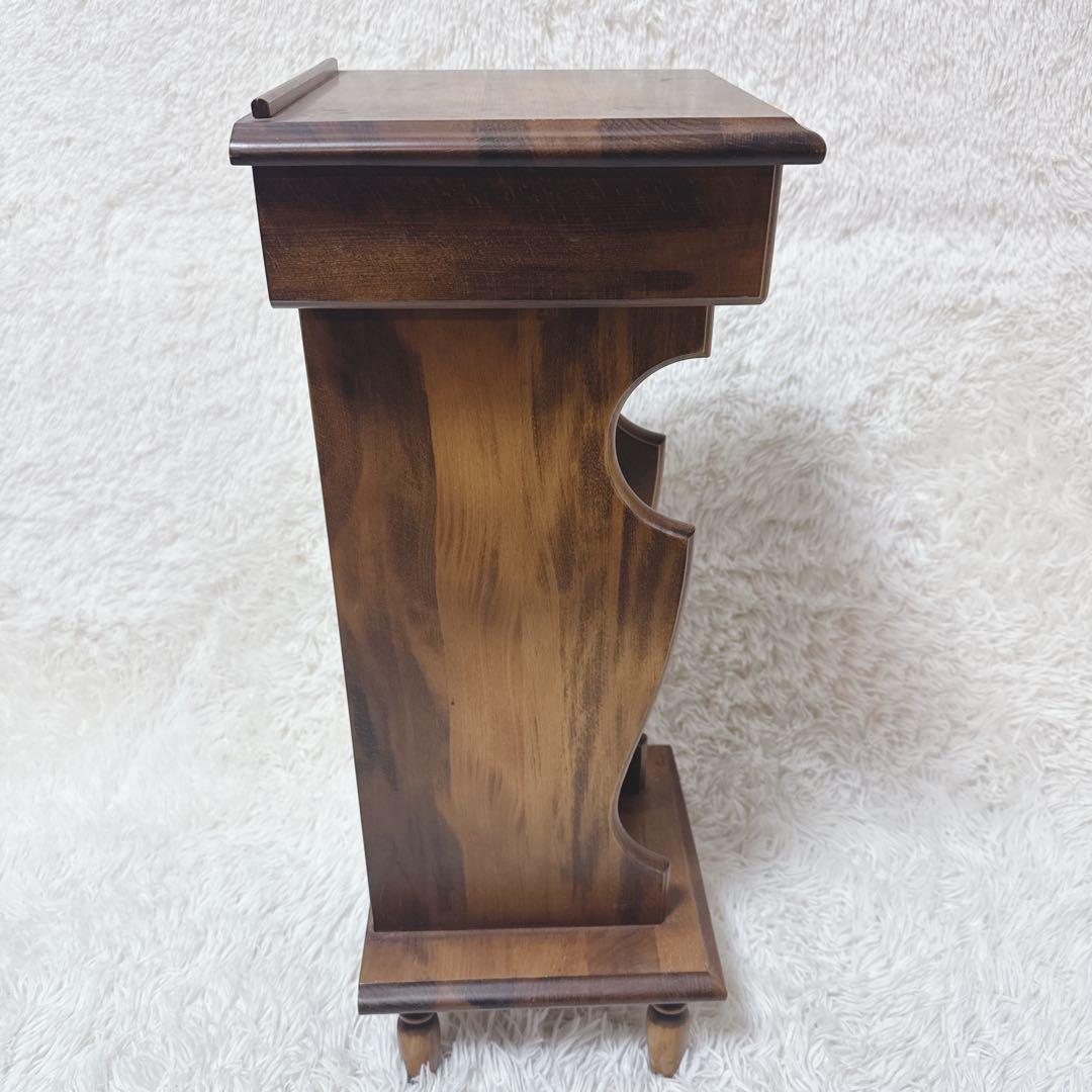 希少 カリモク Karimoku 花台 電話台 アンティーク レトロ - メルカリ