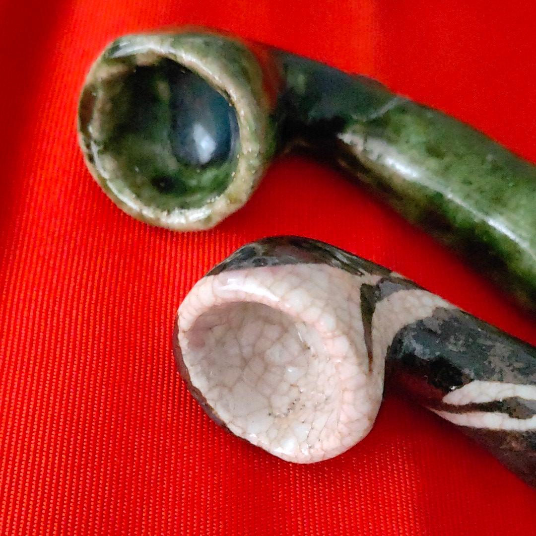 織部 煙管 2本組