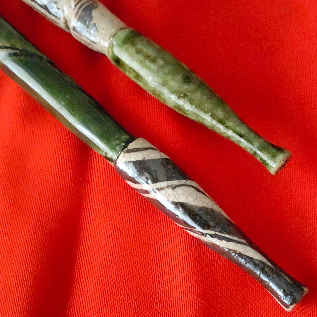 織部 煙管 2本組