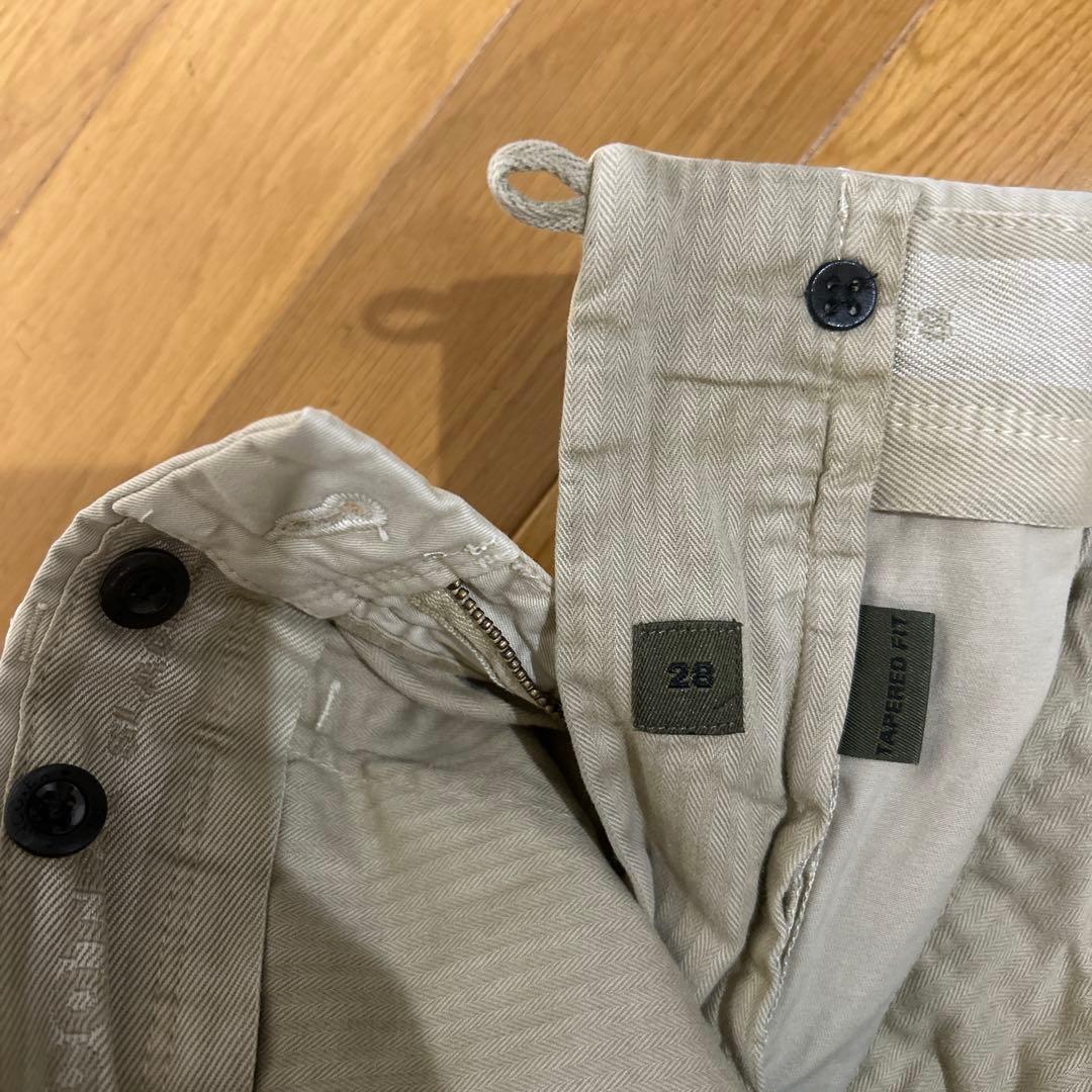 最終値下げ【新品未使用】INCOTEXギャバコットン 2プリーツテーパード