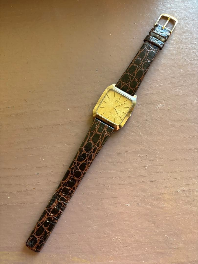 セイコー ドルチェ ヴィンテージ クォーツウォッチ 完動品 電池交換済 美品