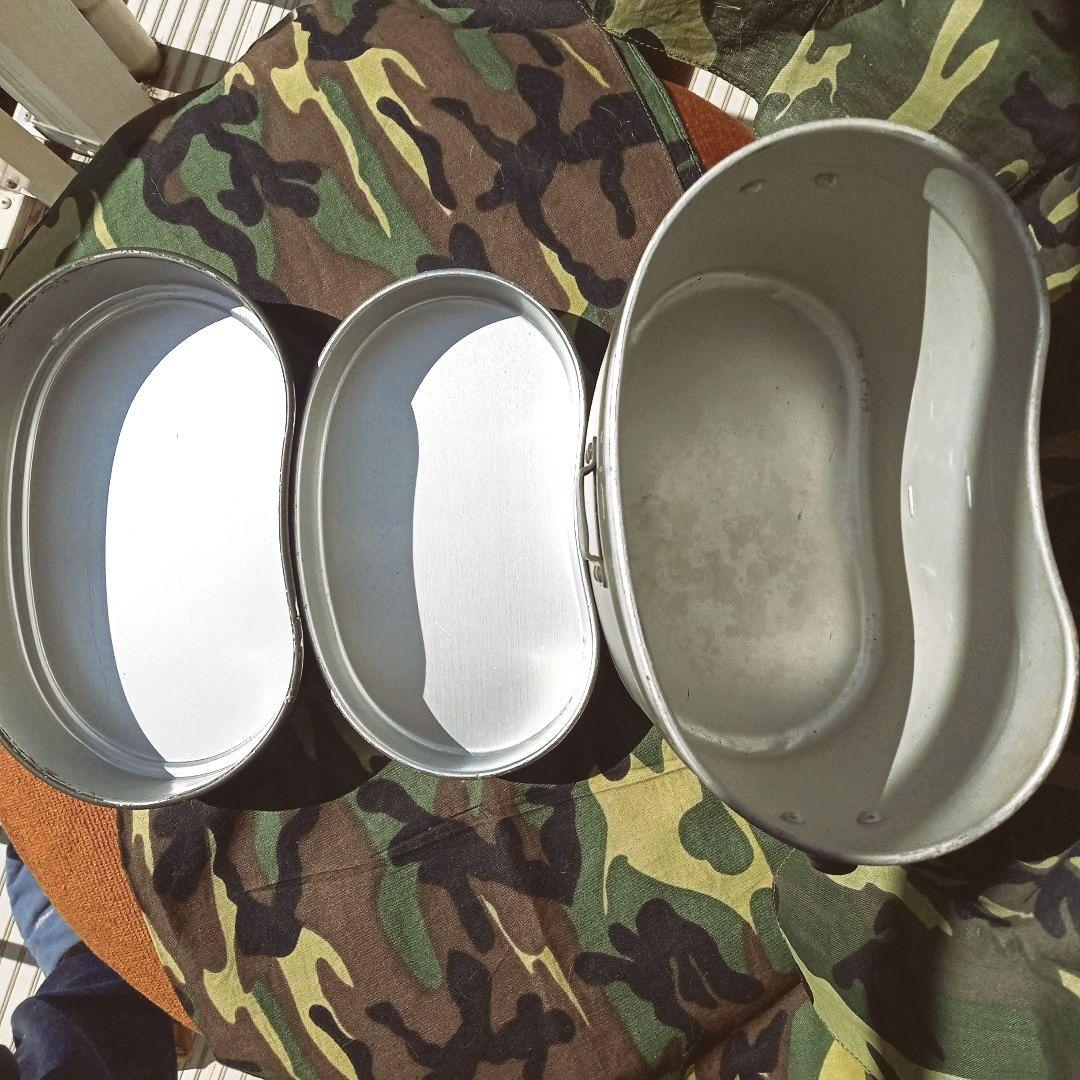 陸上自衛隊1型戦闘飯盒 桜Qマーク 官給品 1957年製 ビンテージ