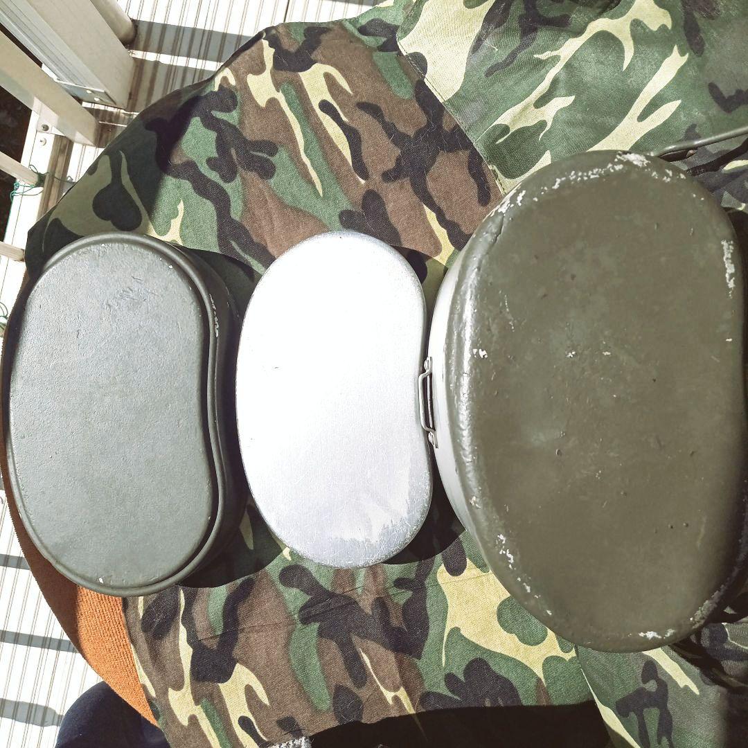 陸上自衛隊1型戦闘飯盒 桜Qマーク 官給品 1957年製 ビンテージ