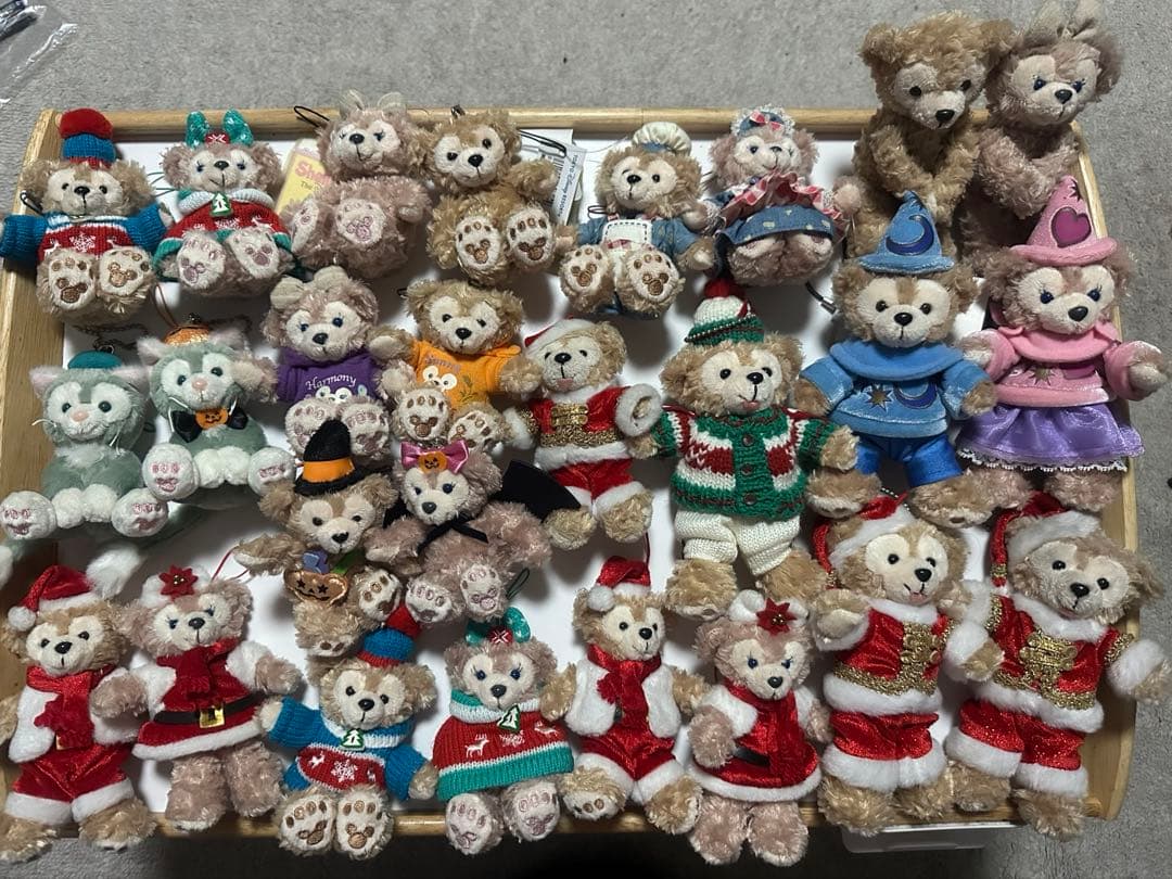 ダッフィー シェリーメイ ぬいぐるみバッジ まとめ売り