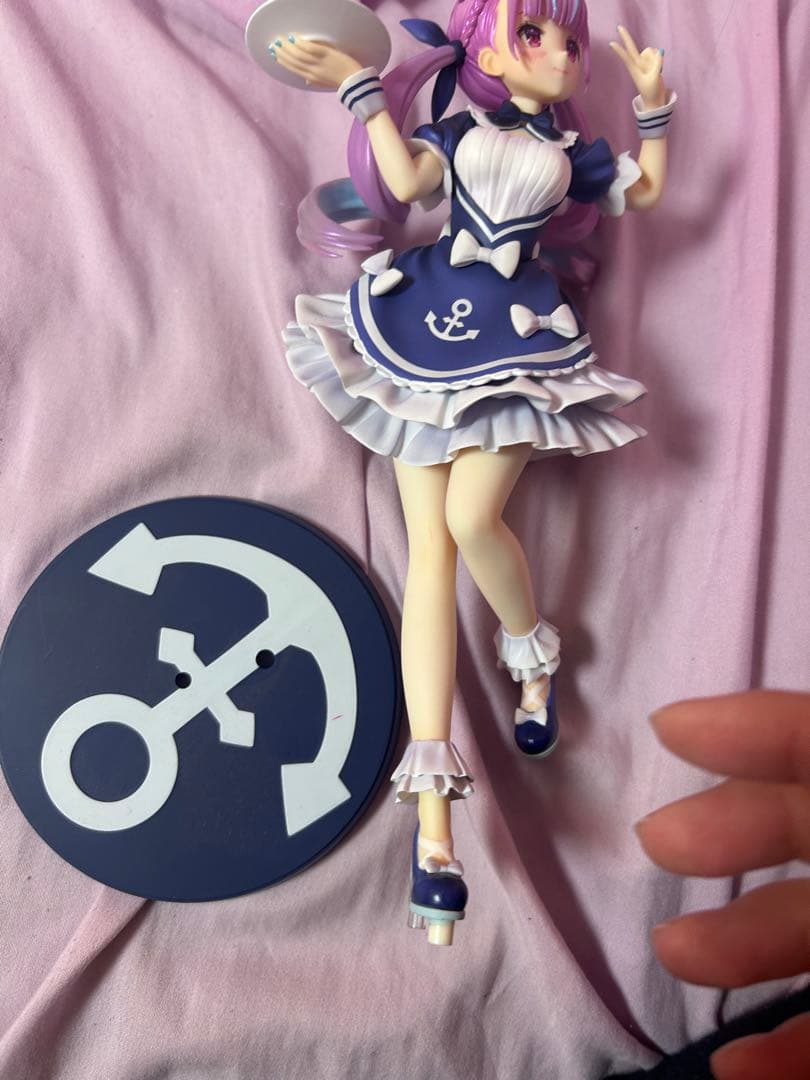湊あくあ フィギュア メイド VTuber 箱無し ホロライブ 推し活