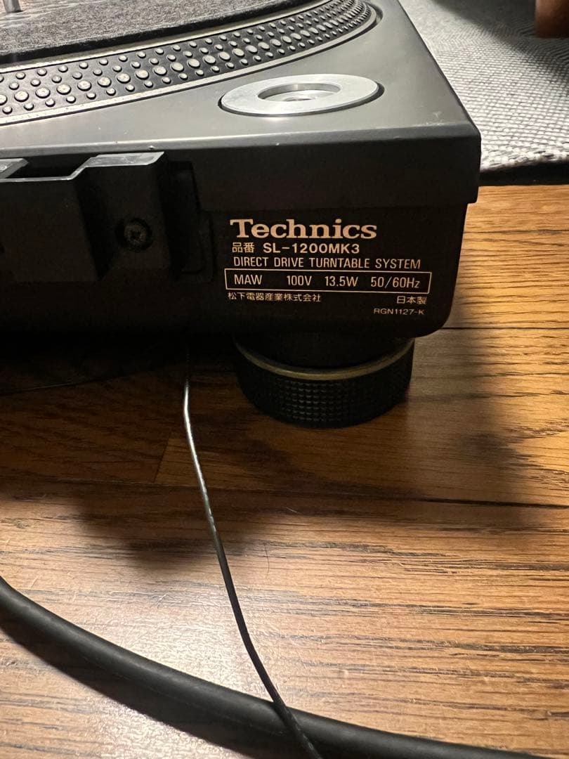 Technics SL-1200MK3 ターンテーブル2機 Technics SL-1200MK3
