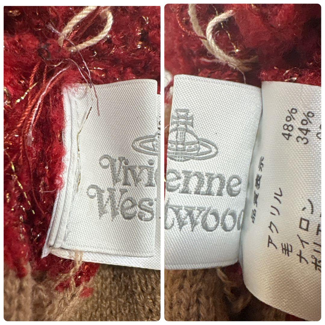 新品 タグ付 ヴィヴィアンウエストウッド ニット帽 オーブ モヒカン 耳