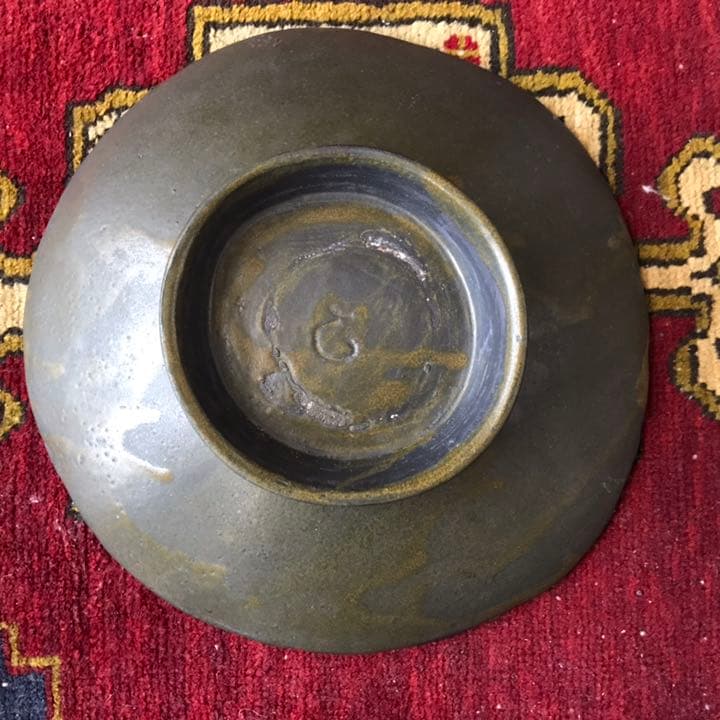 銀彩 花器 飾り皿 鼎窯 美術品・アンティーク・コレクション