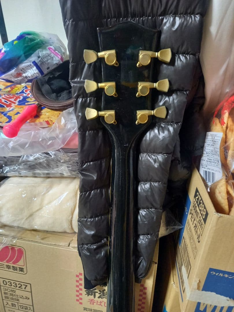 エレキギター ブラック 22フレット ハムバッカー