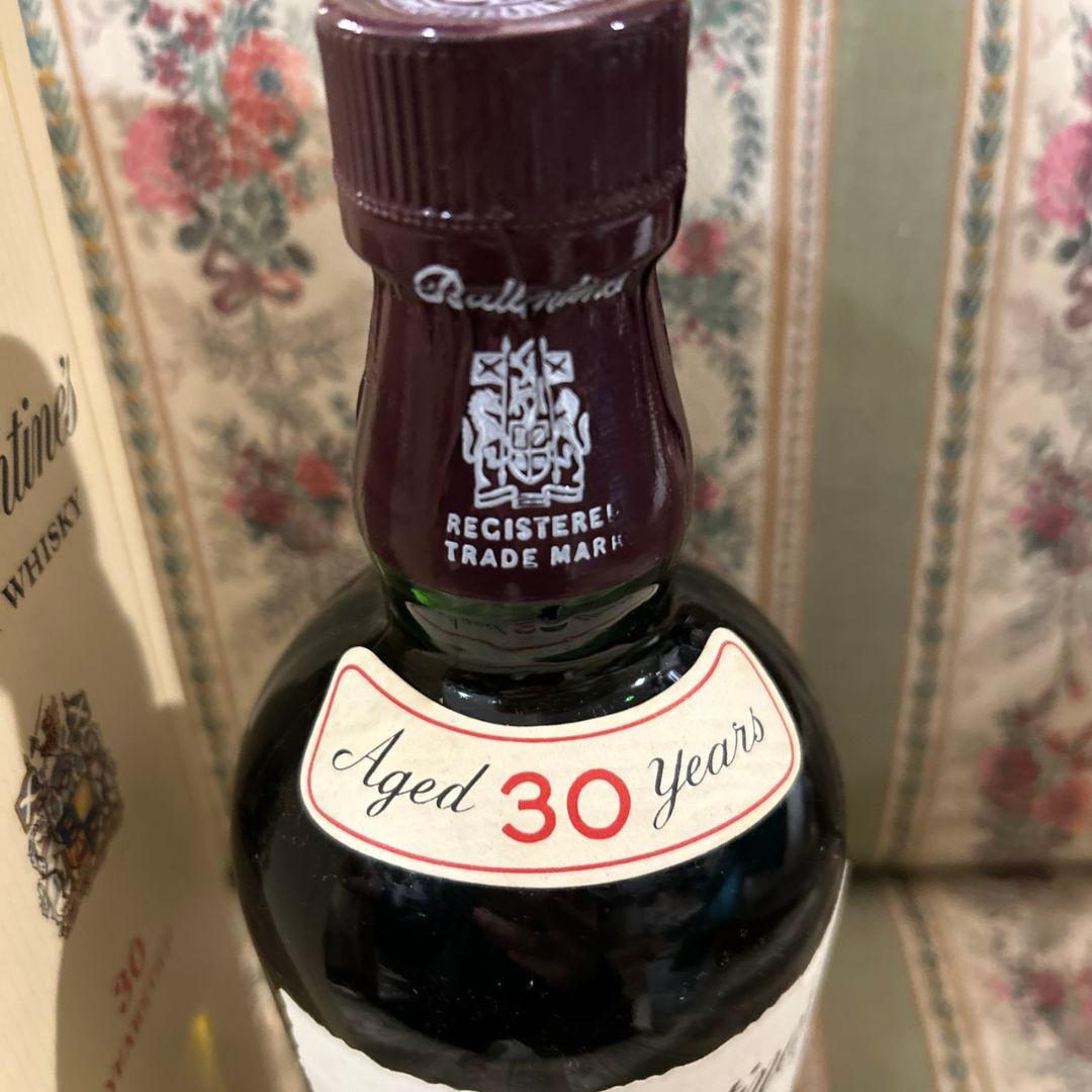 極美品 バランタイン30年茶色キャップ ダンバートン 80年代 - メルカリ