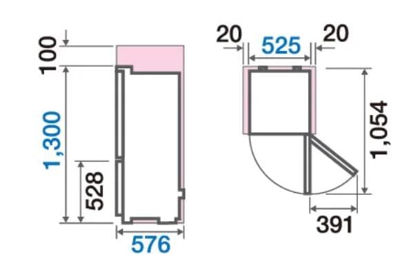 【AQUA】冷蔵庫 180L 右開き 一人暮らし シンプル ホワイト おしゃれ
