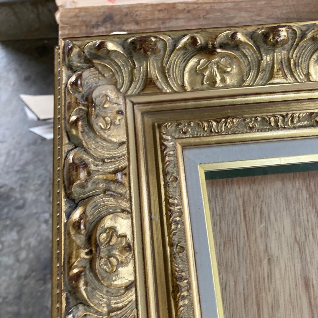 c*n様 F10号 油彩額縁 ゴールドフレーム 金色 豪華装飾 布カバー 箱