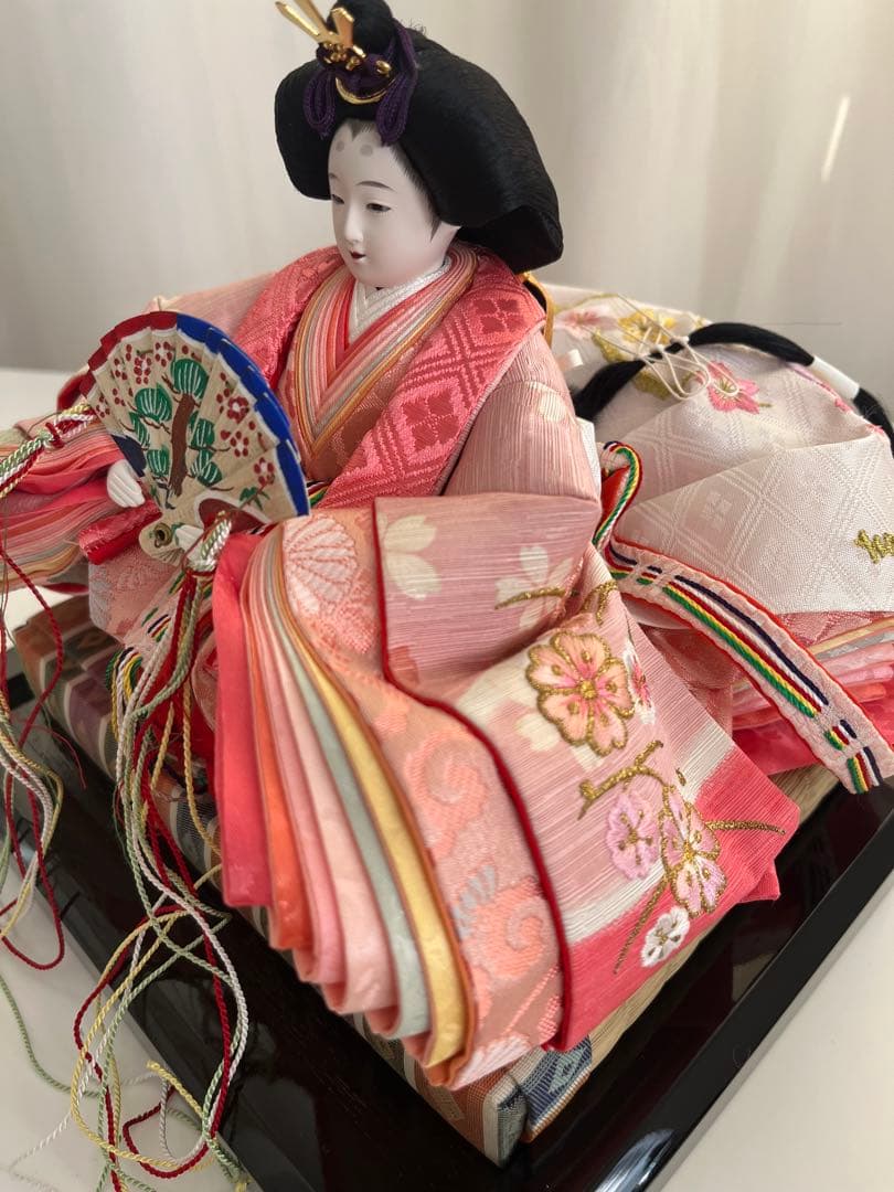 親王飾り　吉徳大光　吉徳監修　京都西陣伝統裂地