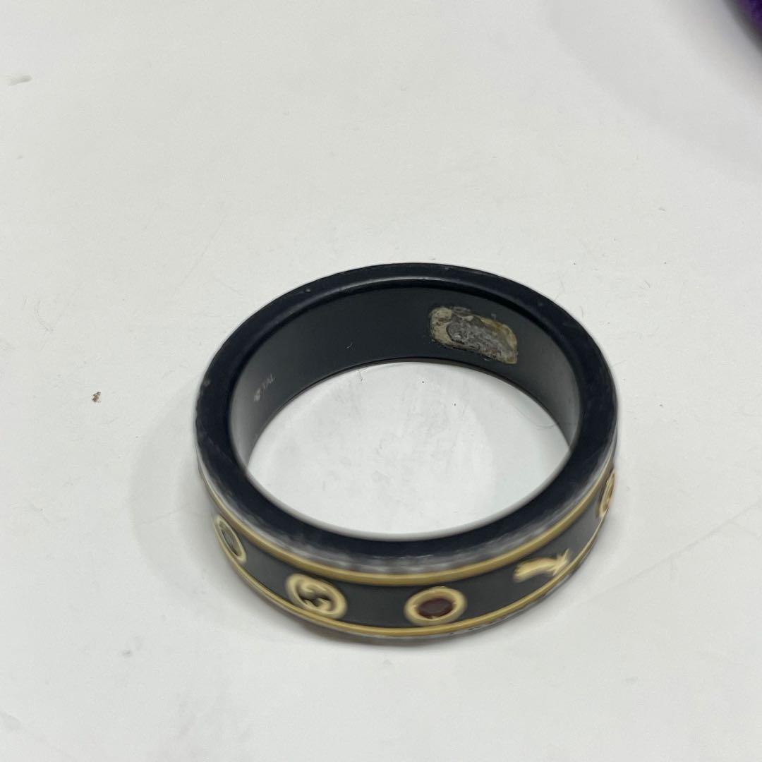 H*O様 GUCCI アイコンリング　星とハートモチーフ リング 22号