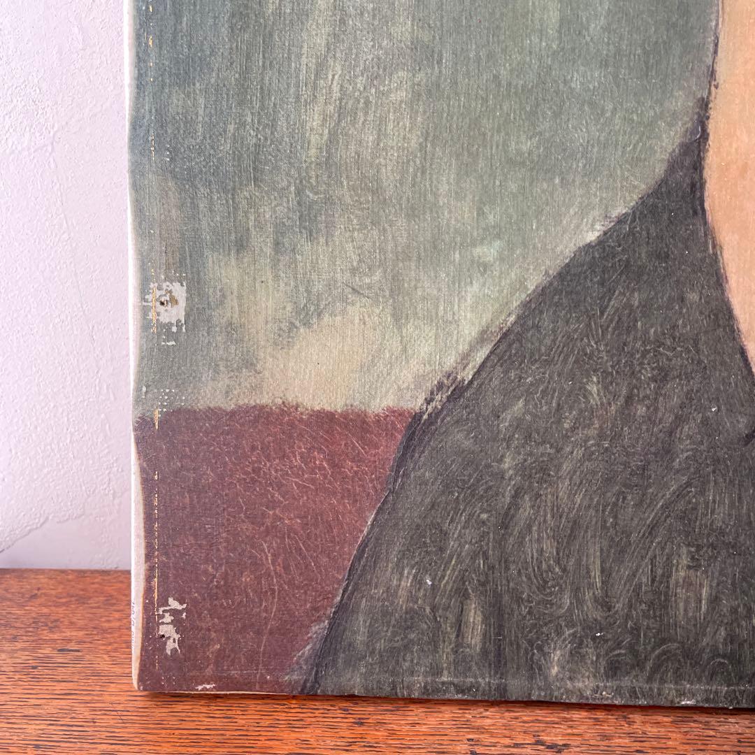 モディリアーニ 女の肖像　キャンバス　木枠　複製画　レプリカ　ヴィンテージ